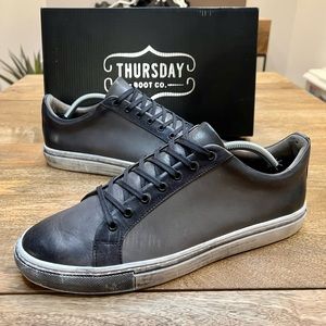 Thursday Boot Company Men's 11 Grey Distressed Premier Low Top Sneaker